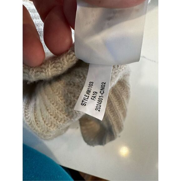 Madewell Cream Woolside Pullover V-Neck Sweater Women’s Sz M - Picture 7 of 7